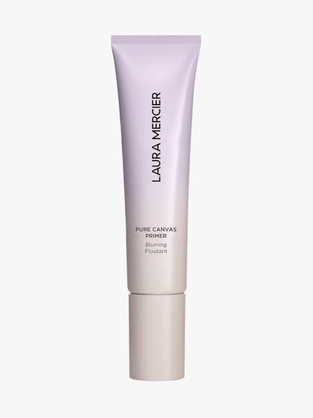 Laura Mercier Blurring Primer in branded tube component on a light gray background